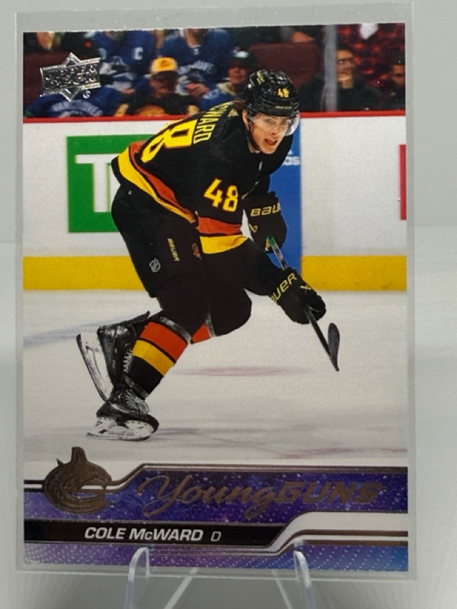 2023-24 Upper Deck Cole McWard #244 RC front