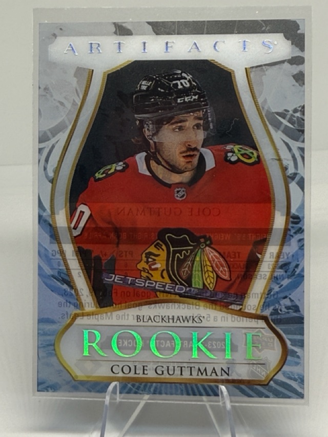2023-24 Upper Deck Artifacts - Clear Cut Rookies Cole Guttman #CCR-11 front