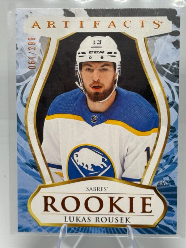 2023-24 Upper Deck Artifacts - Copper Lukas Rousek #180 SN299 front