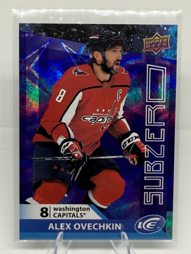 2021-22 Upper Deck Ice - Sub Zero Alex Ovechkin #SZ-24 front