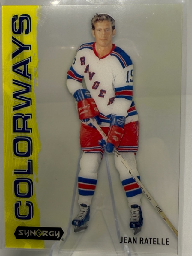 2024-25 Upper Deck Synergy - Colorways Neon Yellow Jean Ratelle #L-78 front