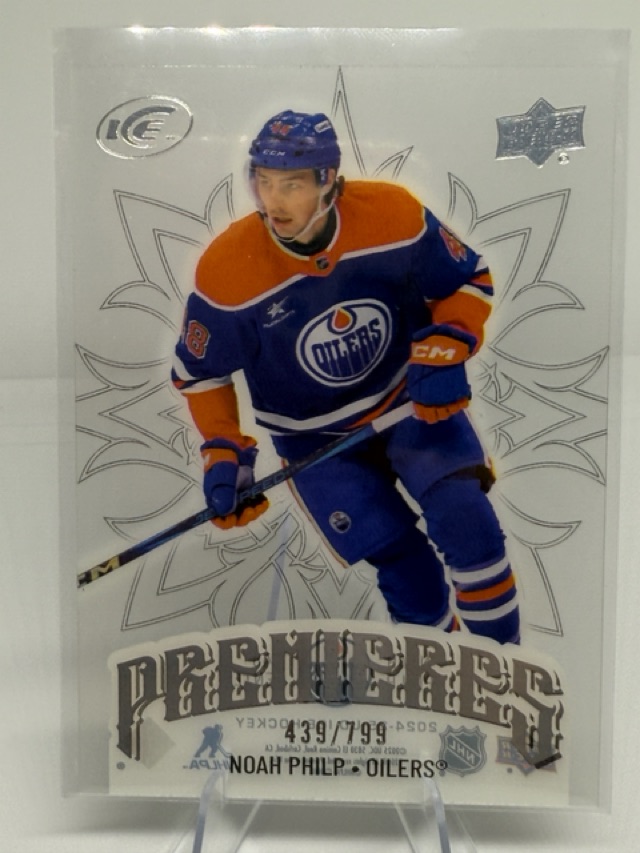 2024-25 Upper Deck Ice Noah Philp #213 RC, SN799 front