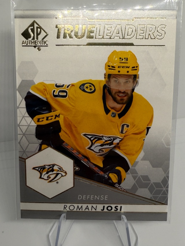 2022-23 SP Authentic - True Leaders Roman Josi #TL-6 front