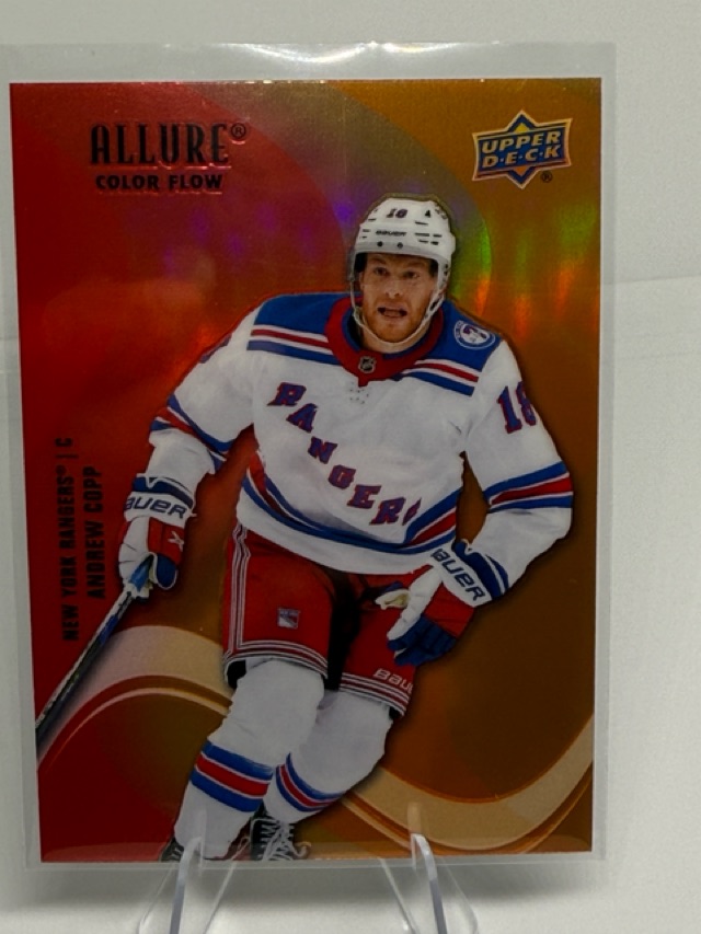 2022-23 Upper Deck Allure - Color Flow Red-Orange Andrew Copp #SF-65 front
