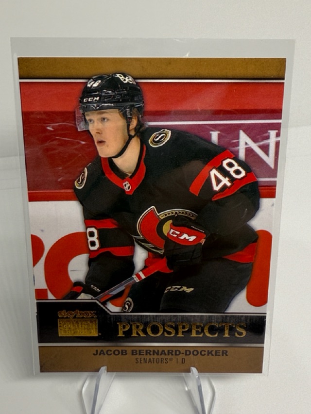 2021-22 SkyBox Metal Universe - Skybox Premium Prospects Jacob Bernard-Docker #PP-18 front