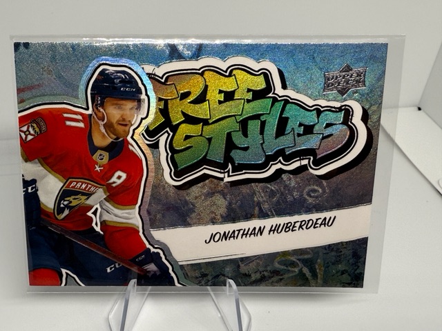 2022-23 Upper Deck - Freestyles Jonathan Huberdeau #FS-5 front