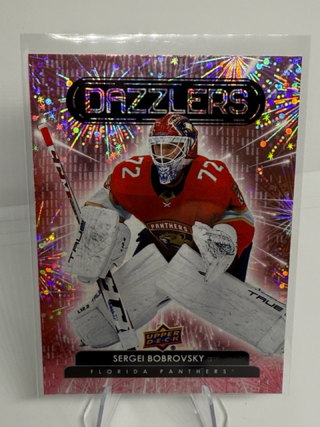 2022-23 Upper Deck - Dazzlers Pink Sergei Bobrovsky #DZ-15 front