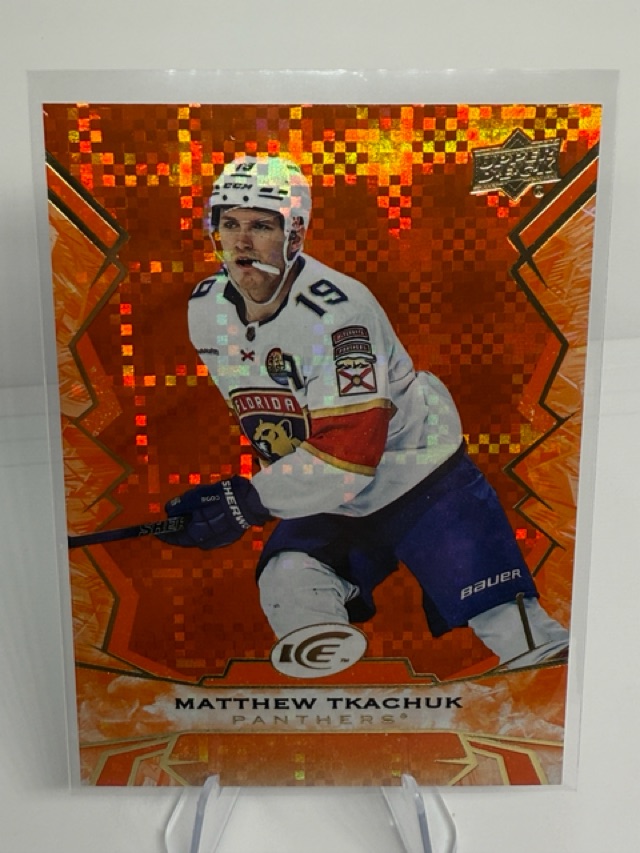 2022-23 Upper Deck Ice - Orange Matthew Tkachuk #39 front