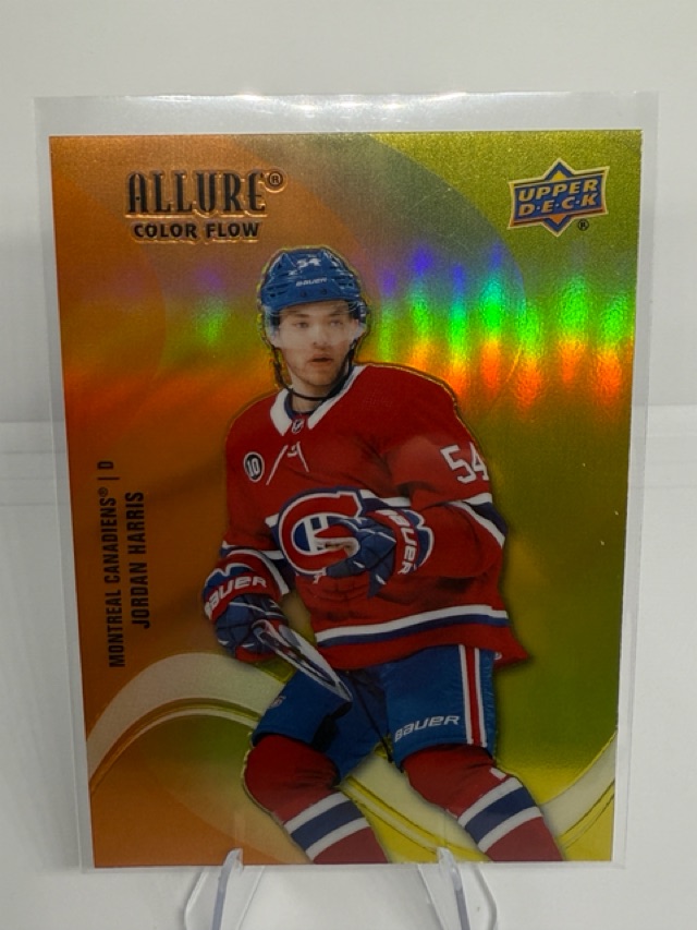 2022-23 Upper Deck Allure - Color Flow Orange-Yellow Jordan Harris #SF-4 front