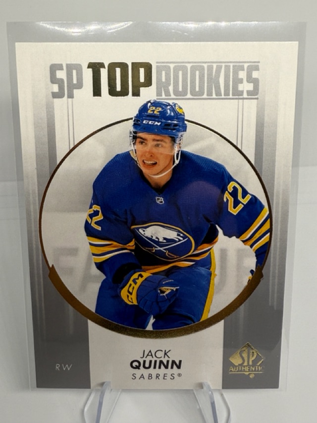 2022-23 SP Authentic - Top Rookies Jack Quinn #TR-8 front