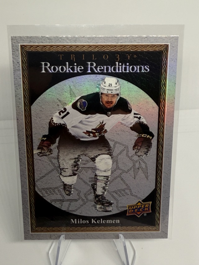 2023-24 Upper Deck Trilogy - Rookie Renditions Milos Kelemen #RR-31 front