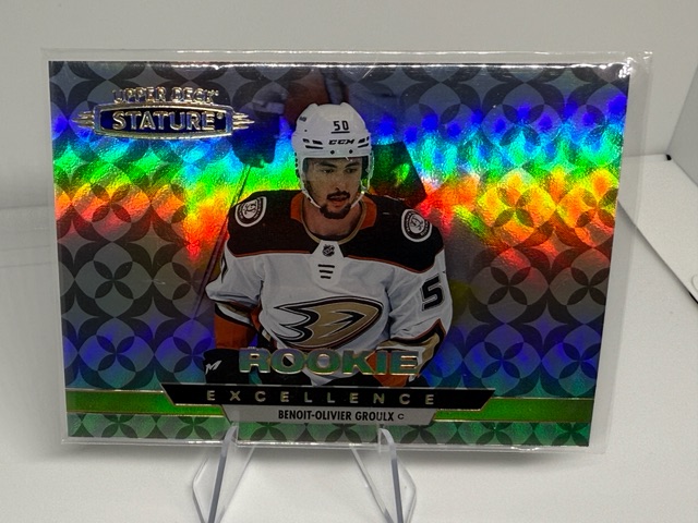 2021-22 Upper Deck Stature - Rookie Excellence Benoit-Olivier Groulx #RE-29 front