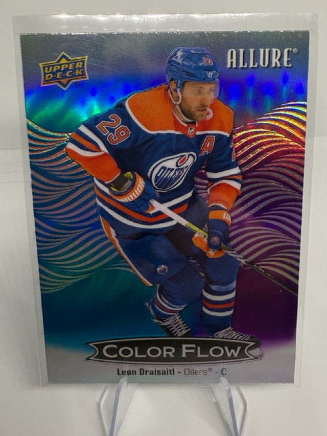 2024-25 Upper Deck Allure - Color Flow Blue-Purple Leon Draisaitl #CFL-27 front