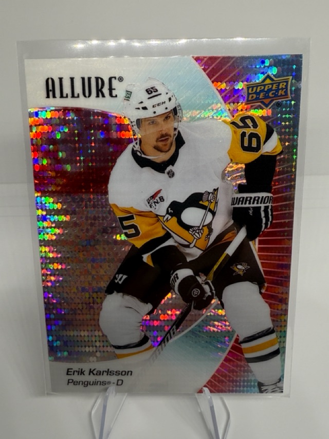 2023-24 Upper Deck Allure - Red Rainbow Erik Karlsson #1 front
