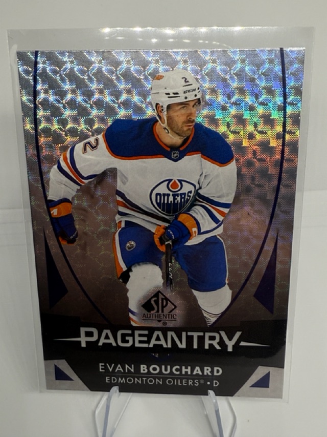 2023-24 SP Authentic - Pageantry Evan Bouchard #P-2 front