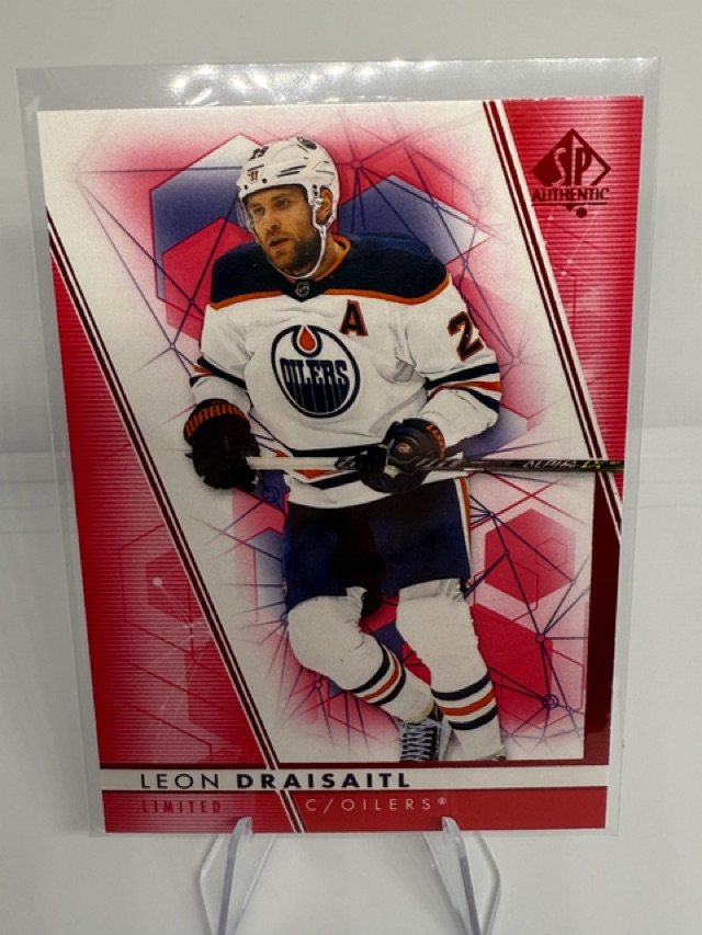 2022-23 SP Authentic - Limited Red Leon Draisaitl #1 front