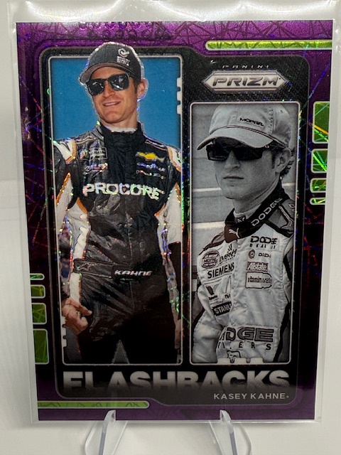 2021 Panini Prizm - Purple Velocity Kasey Kahne #72 SN199 front