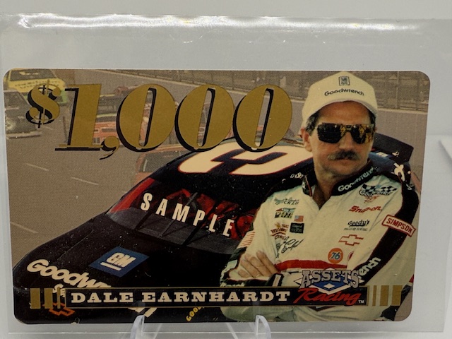 1995 Classic Assets Gold - Phone Cards $1000 Dale Earnhardt #2 front