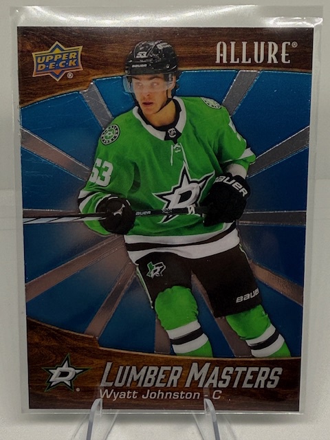 2023-24 Upper Deck Allure - Lumber Masters Wyatt Johnston #LM-14 front