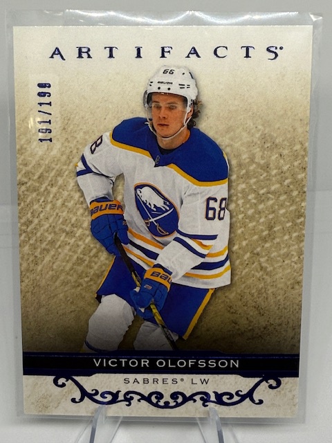 2021-22 Upper Deck Artifacts - Rose Gold Victor Olofsson #83 front
