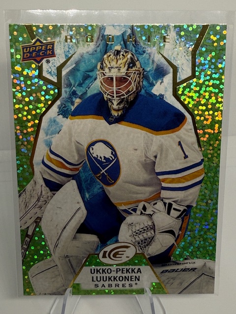 2021-22 Upper Deck Ice - Green Ukko-Pekka Luukkonen #102 front