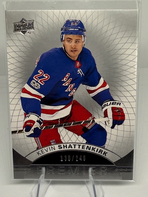 2017-18 Upper Deck Premier Kevin Shattenkirk #26 SN249 front