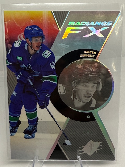 2023-24 SPx - Radiance FX Akito Hirose #RFX-74 SN949 front