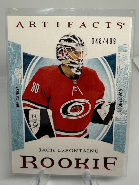 2022-23 Upper Deck Artifacts - Ruby Jack LaFontaine #189 SN499 front