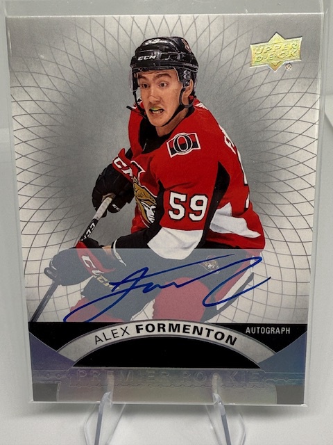 2017-18 Upper Deck Premier - Base Auto - Silver Spectrum Alex Formenton #70 AU front