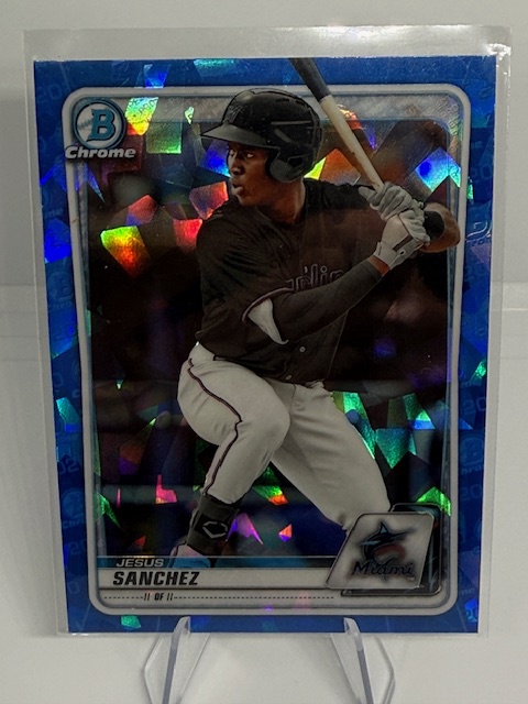 2020 Bowman Sapphire Jesus Sanchez #BCP-11 front