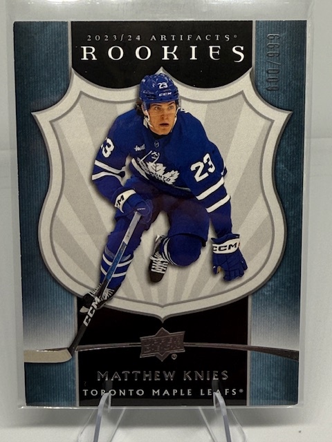 2023-24 Upper Deck Artifacts - Retro Rookies Exchange Matthew Knies #5 SN999 front
