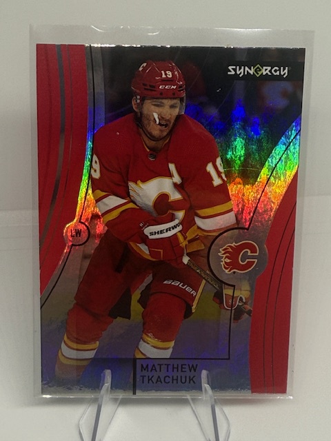 2021-22 Upper Deck Synergy - Red Codes Matthew Tkachuk #16 front