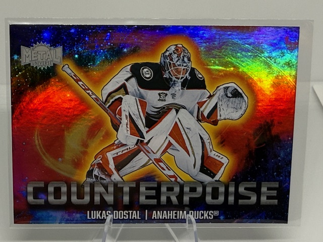 2024-25 SkyBox Metal Universe - Counterpoise Lukas Dostal #17 CT front
