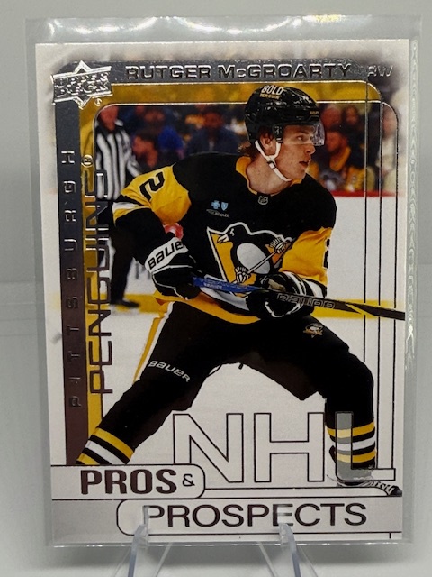 2024-25 Upper Deck - Pros & Prospects Rutger McGroarty #PP-7 front