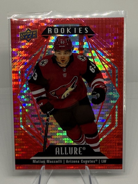 2022-23 Upper Deck Allure - Red Rainbow Matias Maccelli #120 front