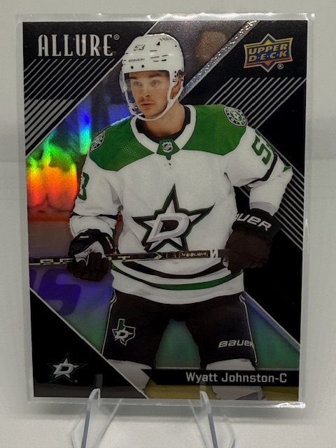 2024-25 Upper Deck Allure - Black Rainbow Wyatt Johnston #91 front