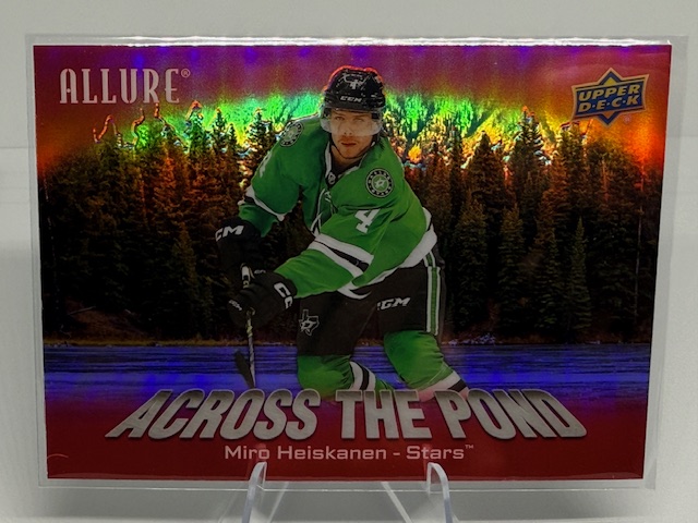 2024-25 Upper Deck Allure - Across the Pond Miro Heiskanen #ATP-9 front