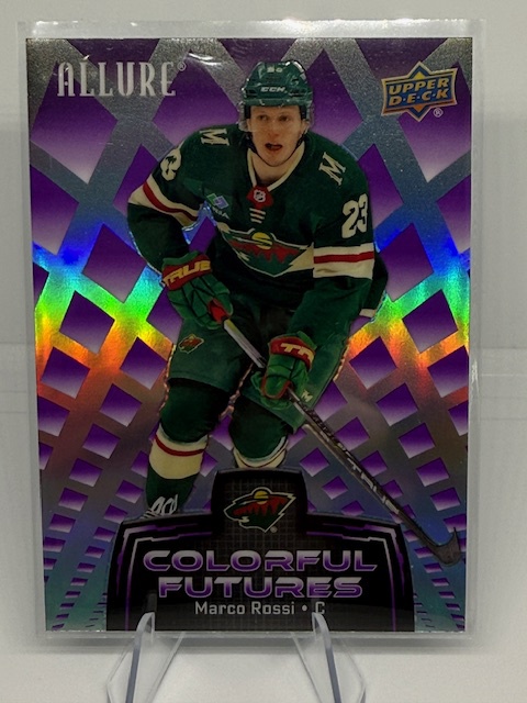 2024-25 Upper Deck Allure - Colorful Futures Purple Marco Rossi #CF-2 front