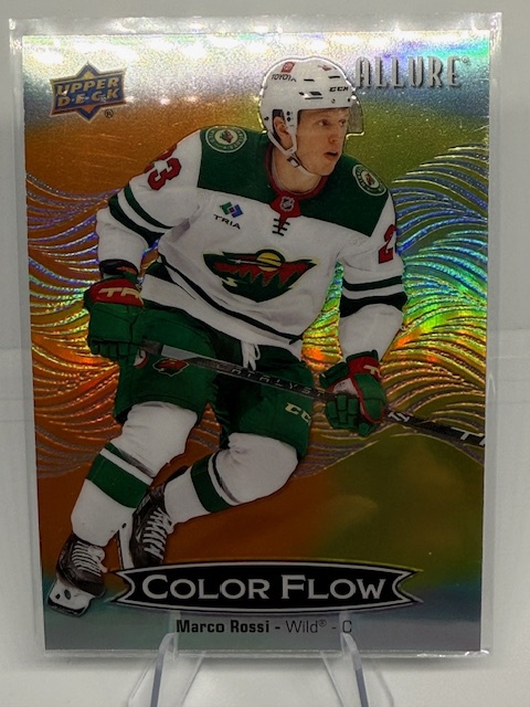 2024-25 Upper Deck Allure - Color Flow Orange-Yellow Adam Fantilli #CFL-1 front