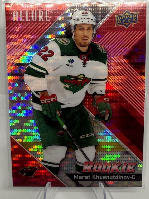 2024-25 Upper Deck Allure - Red Rainbow Marat Khusnutdinov #134 front