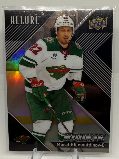 2024-25 Upper Deck Allure - Black Rainbow Marat Khusnutdinov #134 front