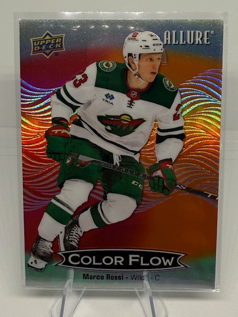 2024-25 Upper Deck Allure - Color Flow Red-Orange Marco Rossi #CFL-31 front
