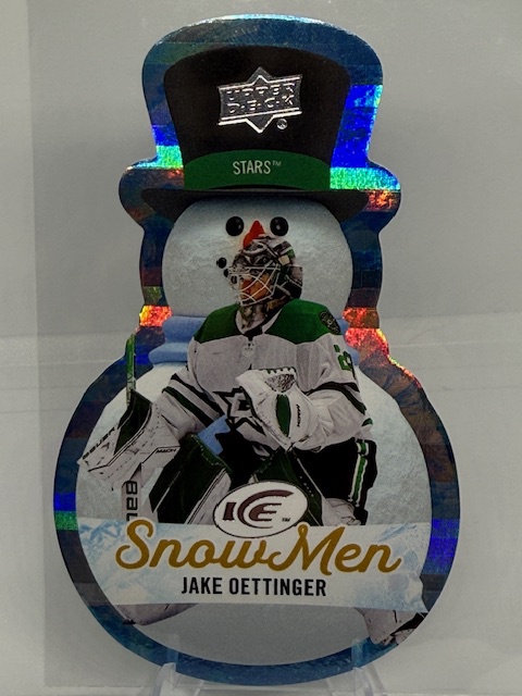2023-24 Upper Deck Ice - Snow Men Jake Oettinger #SM-5 front