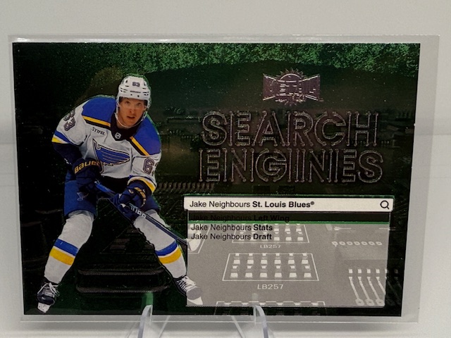 2024-25 SkyBox Metal Universe - Search Engines Jake Neighbours #ST-15 front