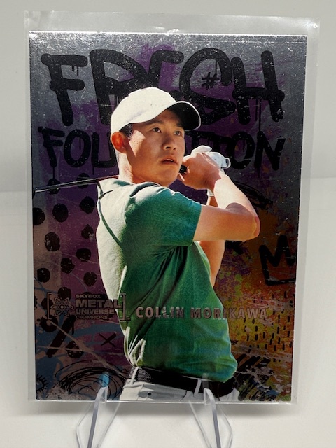 2021 SkyBox Metal Universe Champions - Fresh Foundation Spectrum Collin Morikawa #FF30 front