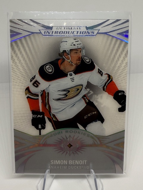2021-22 Upper Deck Ultimate Collection - Ultimate Introductions Simon Benoit #UI-65 front