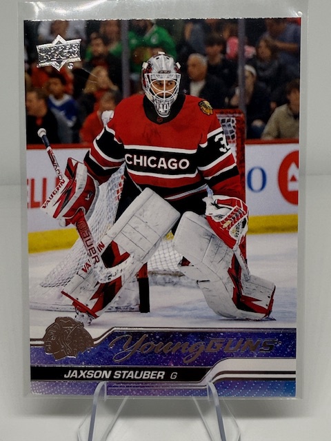 2023-24 Upper Deck Jaxson Stauber #207 RC front