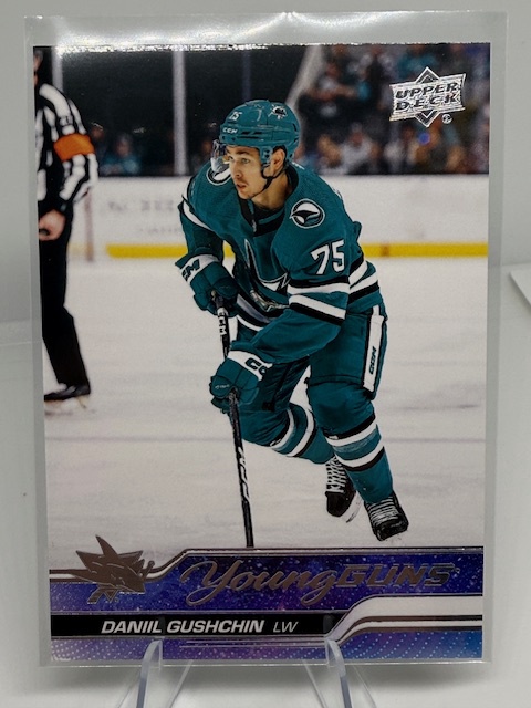2023-24 Upper Deck Daniil Gushchin #239 RC front