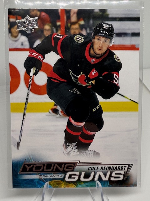 2022-23 Upper Deck Cole Reinhardt #458 RC front