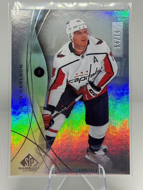 2024-25 SP Game Used - Rainbow John Carlson #51 SN74 front